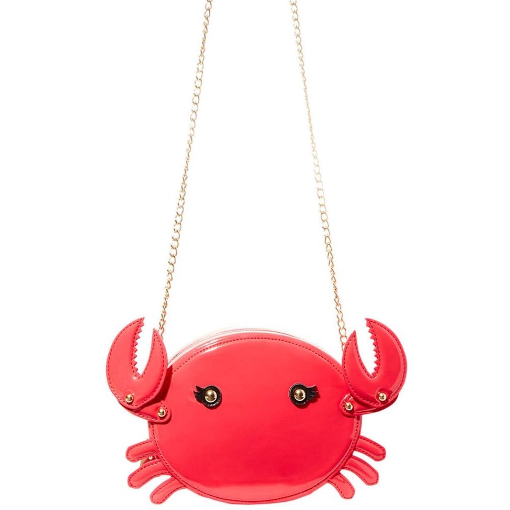 Betsey Johnson KITSCH PINCH ME CRAB CROSSBODY - Picture 7 of 9